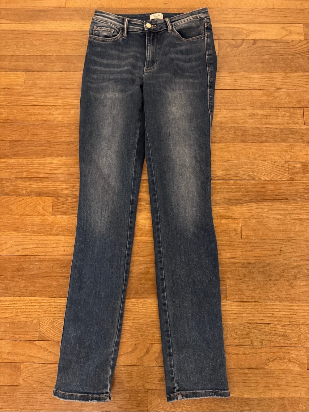 Amalli Talli Women's Blue Straight Leg Jeans - Size W29/L36 (Measures L35)
 b63